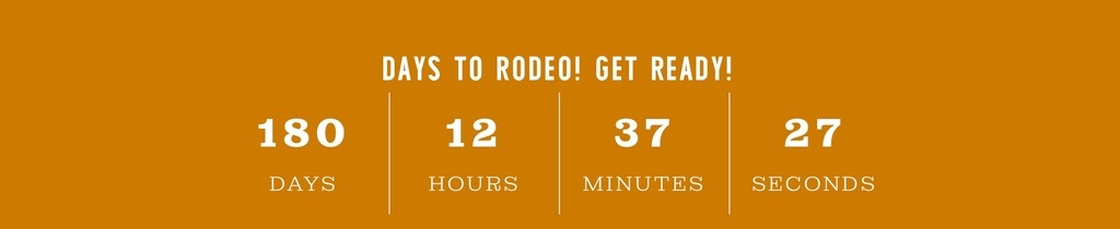 The LRA Countdown Timer Makes the Rodeo the Number One Priority, Always