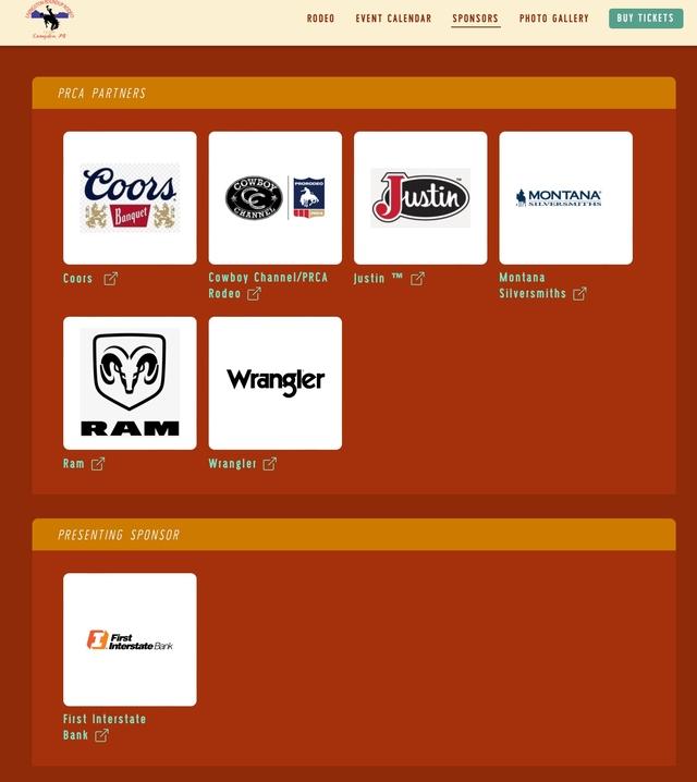The LRA Can Easily Categorize and List Sponsors on their Newest Page