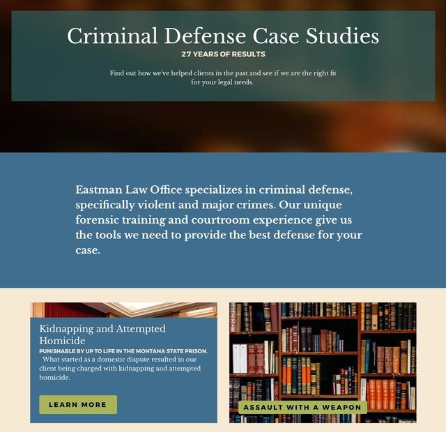 The Eastman Law Office Case Studies Page