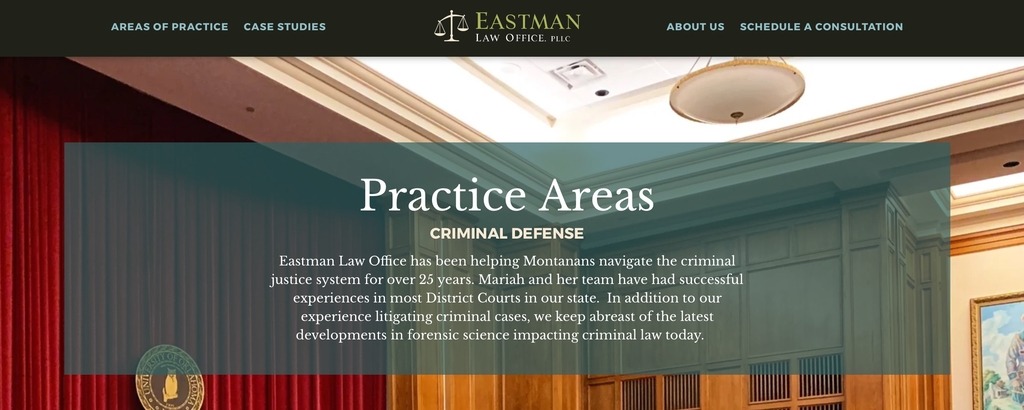 The Eastman Law Areas of Practice Page