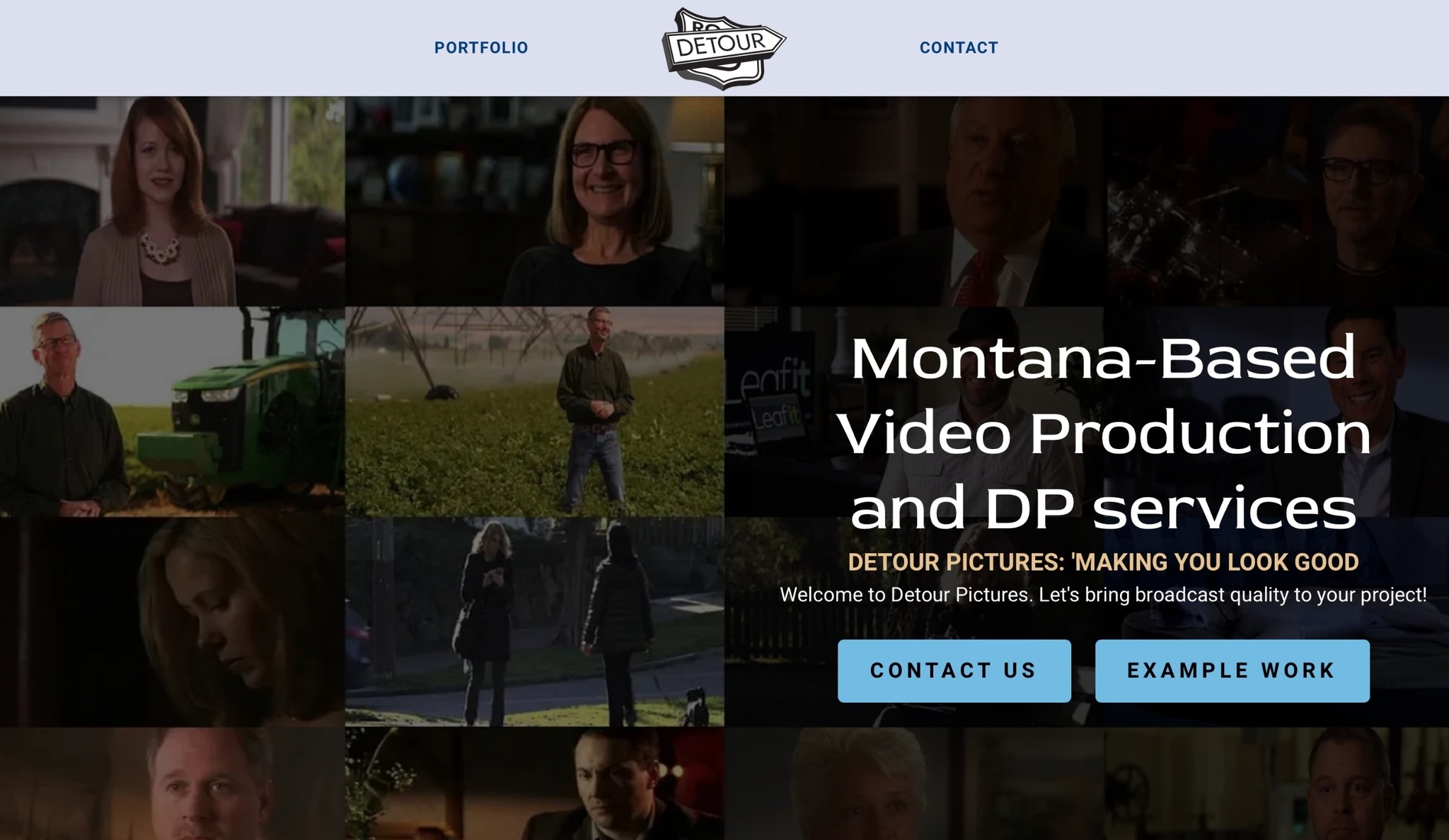 Detour Pictures Homepage