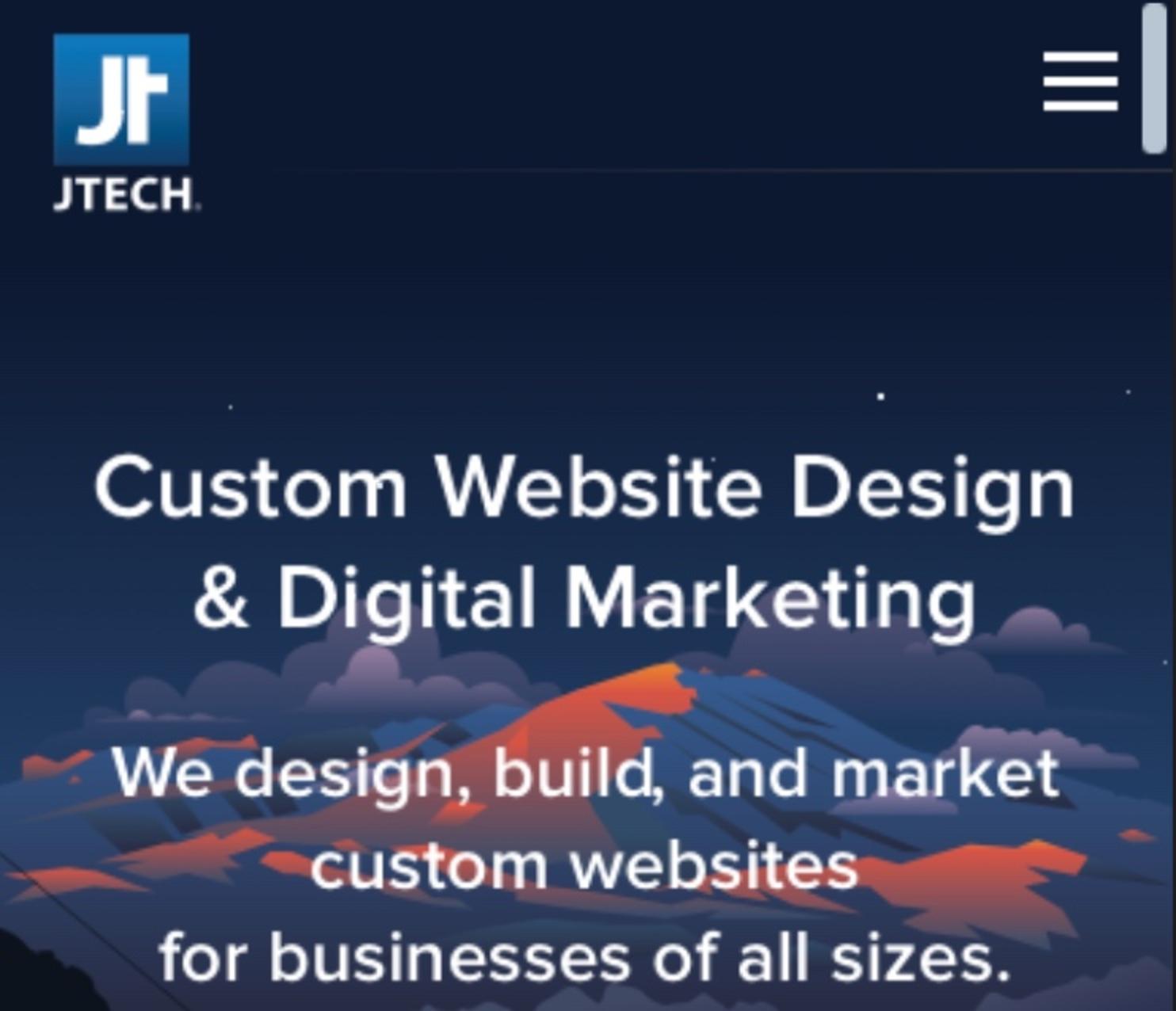JTech's Mobile Site Menu: Collapsed