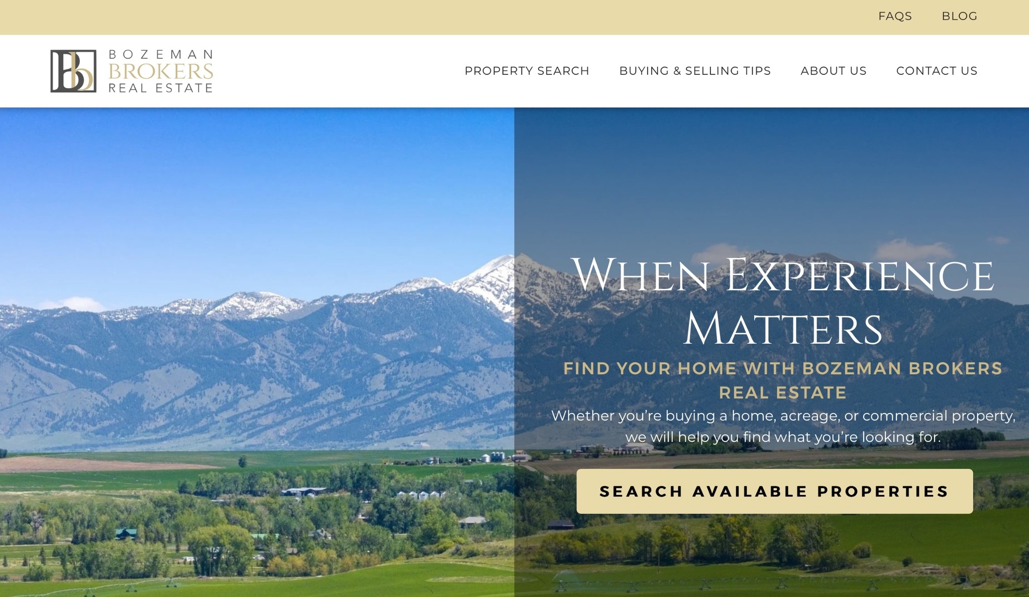 Bozeman Brokers Home Page