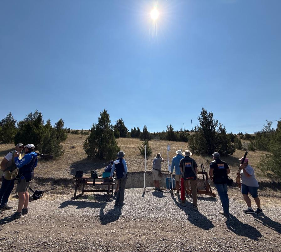 Group shooting at Gallatin Clays