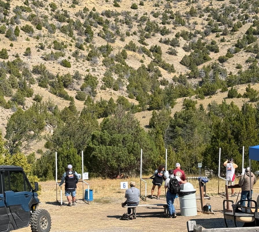 Shooters on course during event