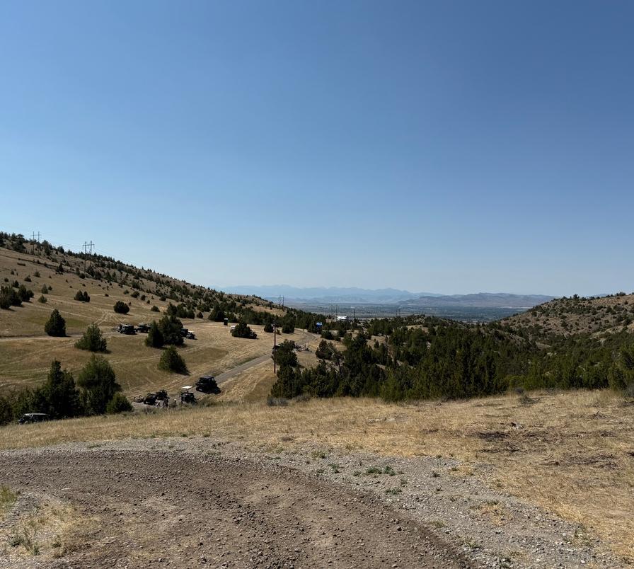 View of the Gallatin Valley from Gallatin Sporting Clays