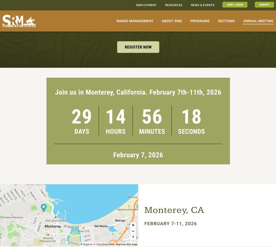 Annual Meeting Countdown Timer & Location Information