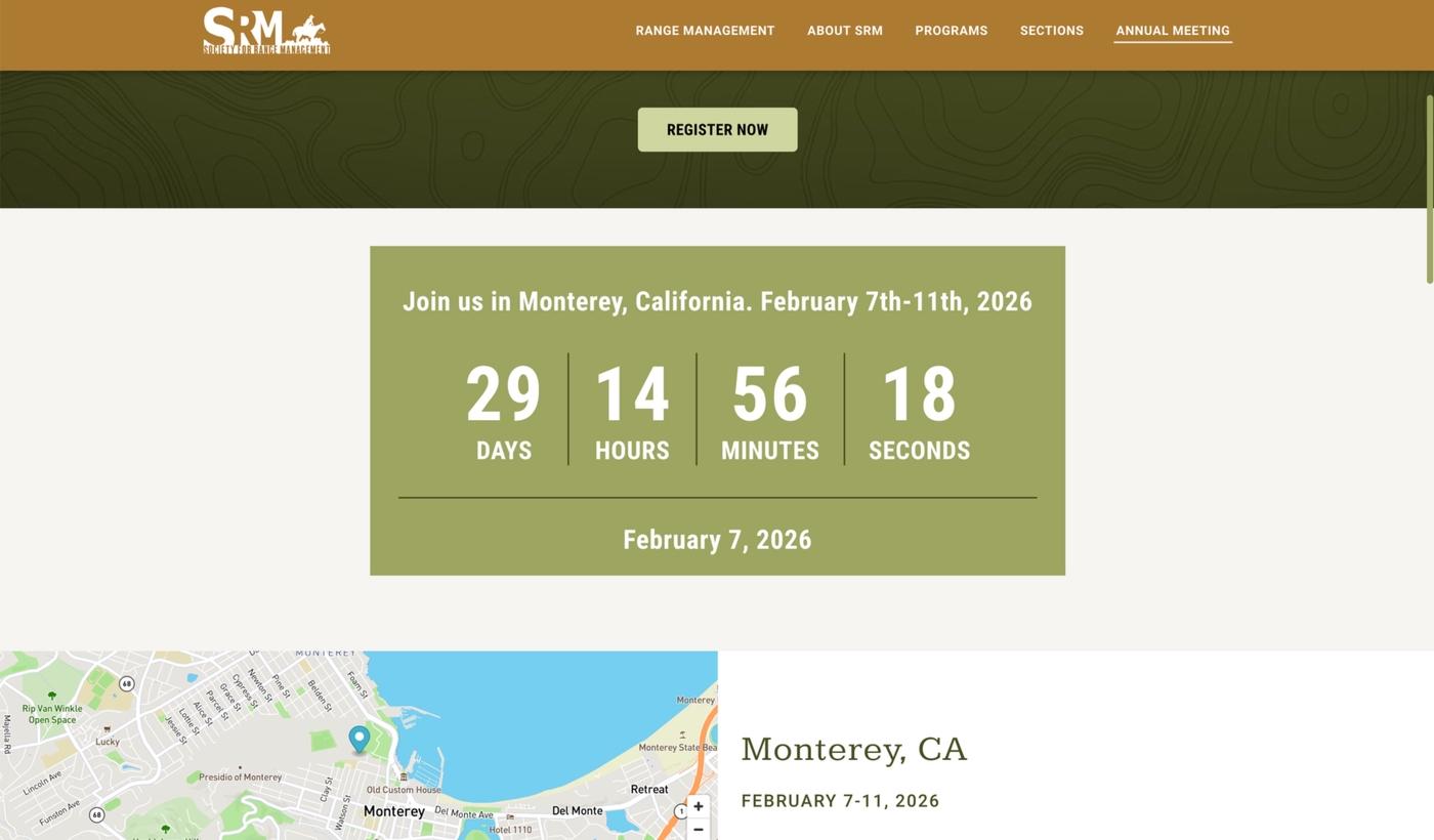 Annual Meeting Countdown Timer & Location Information