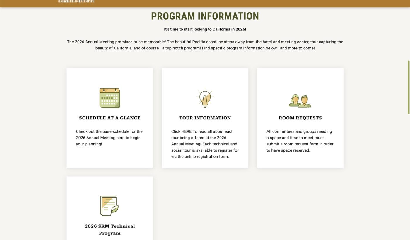 Annual Meeting Program Information