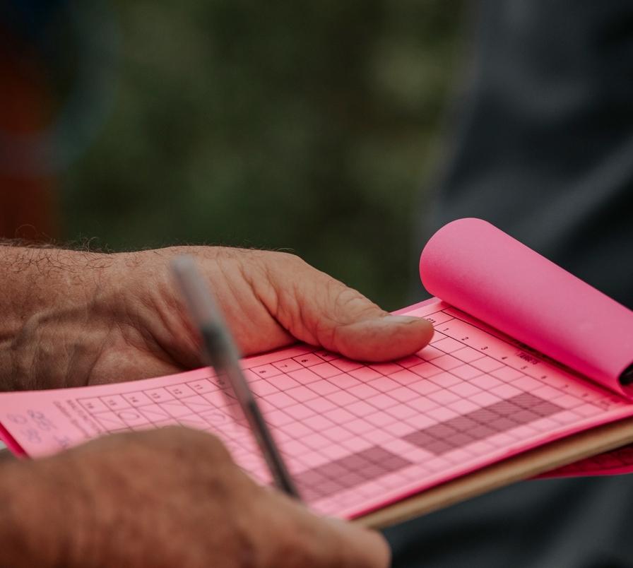 Trapper marking score card