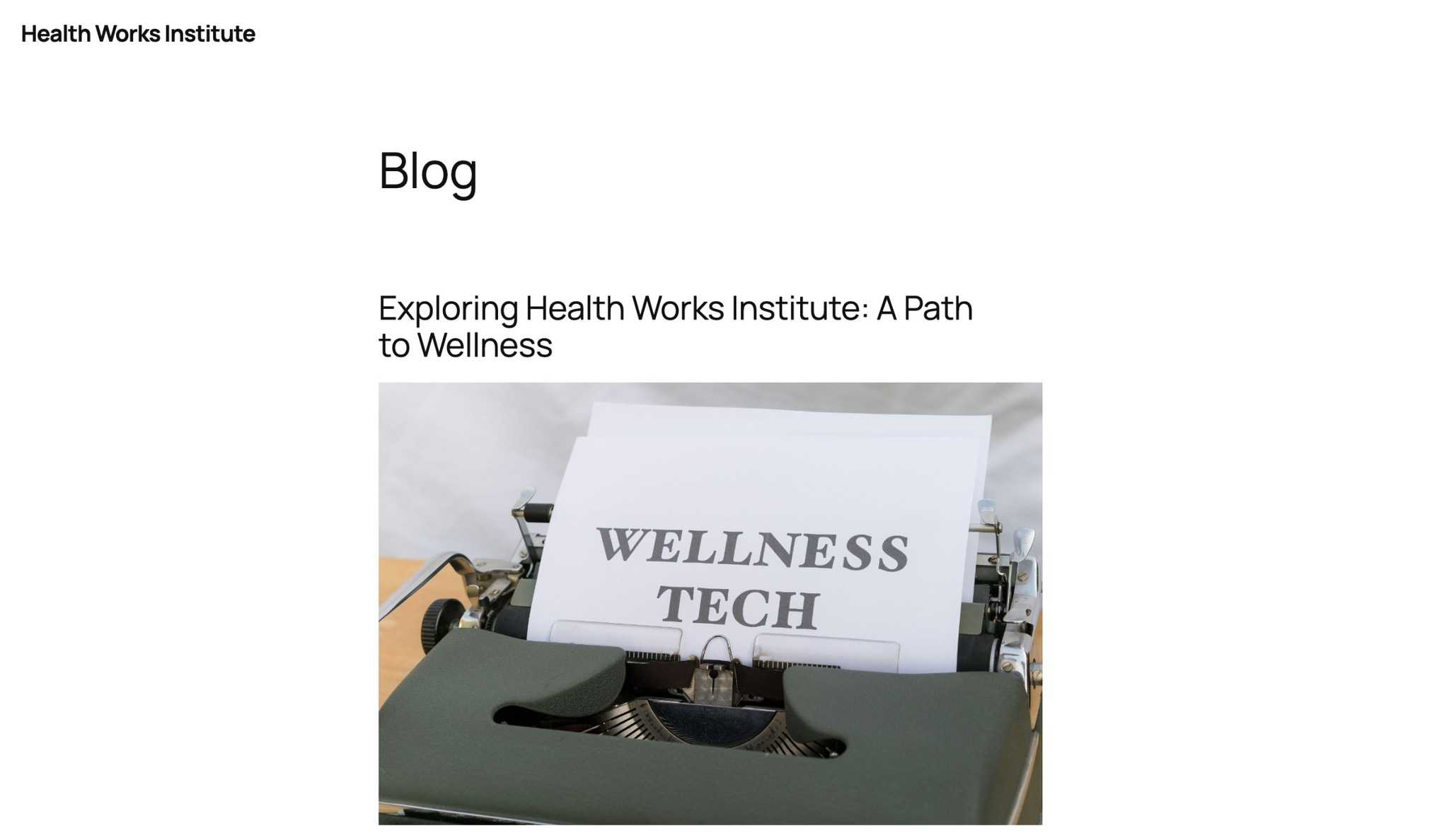 Wordpress Help for Health Works