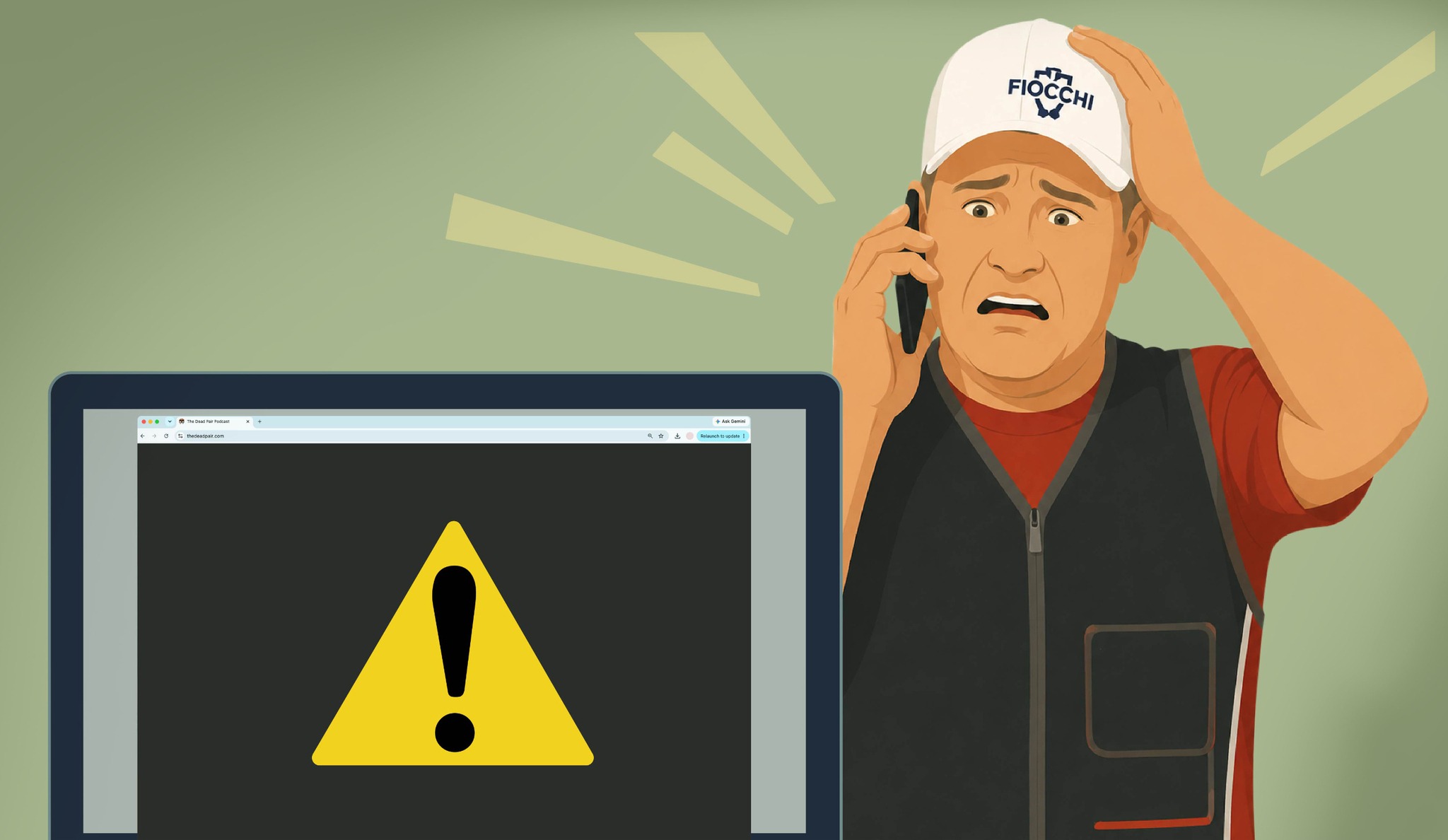 When The Dead Pair Podcast's website went down, a quick solution kept them online
