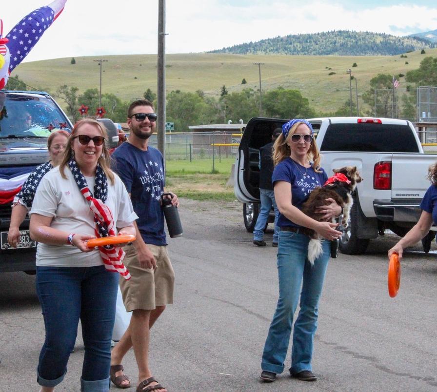 Our frisbee corn hole provided endless entertainment while waiting to start.