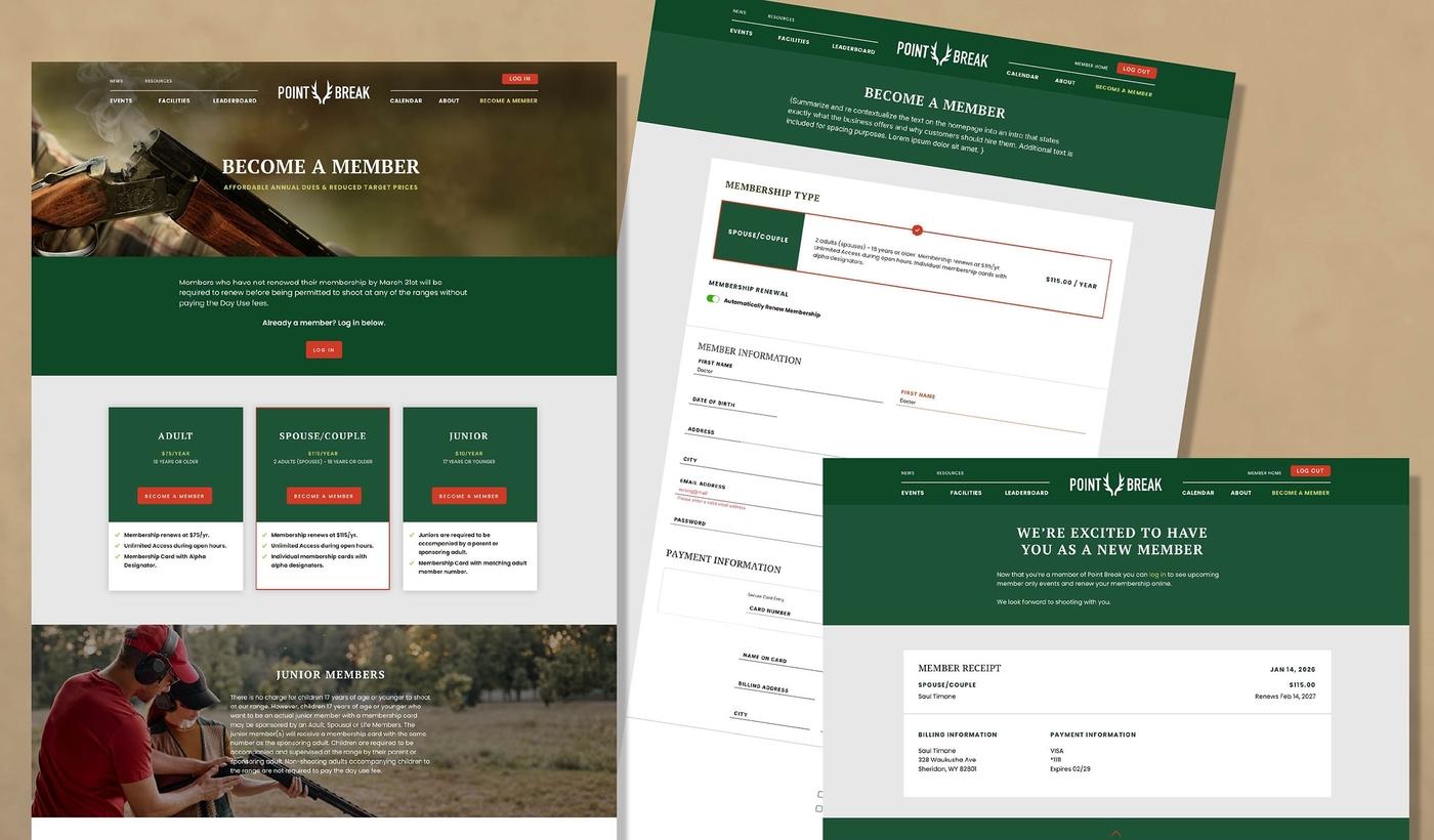 JTech membership pages make becoming a member easy and paper free.