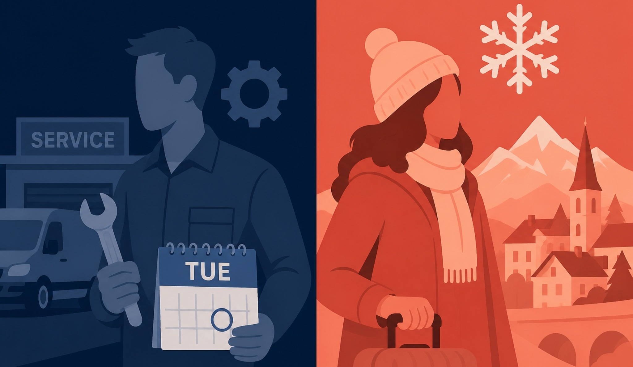 Two Jobs: The Service Business and the Winter Tourist