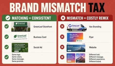 Where a Brand Falls Apart: Logo, Color, and Type