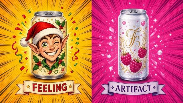 Feeling vs logo artifact