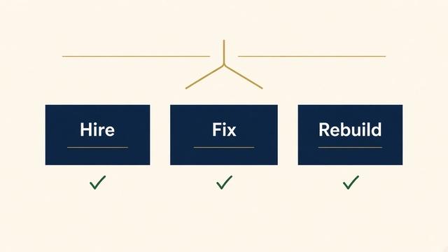 How to fix and rebuild