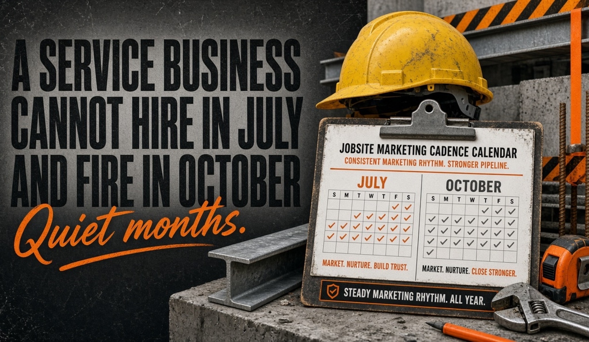 Keeping seasonal pathways for Service Businesses