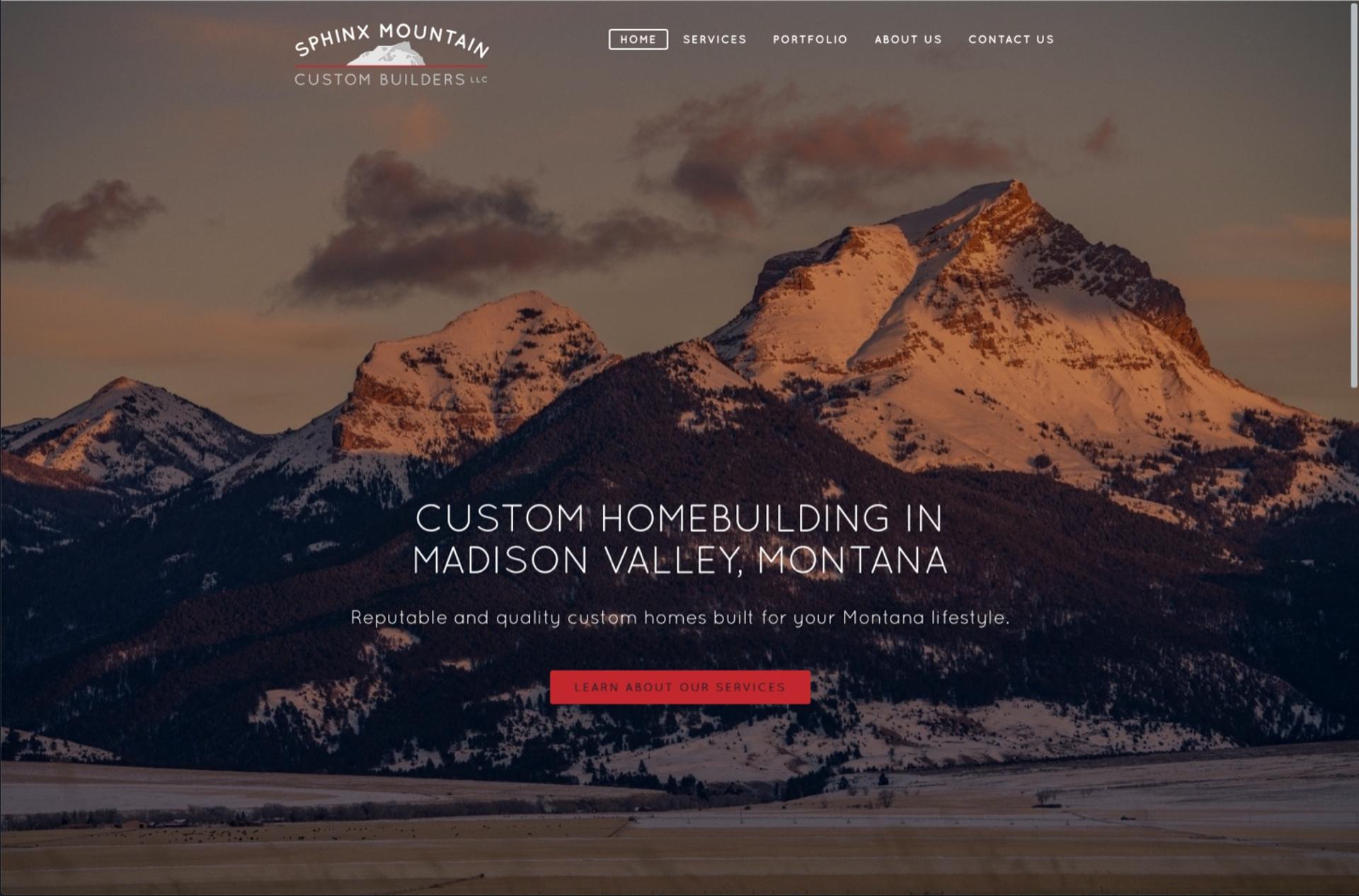 Sphinx Mountain Custom Builders screen shot