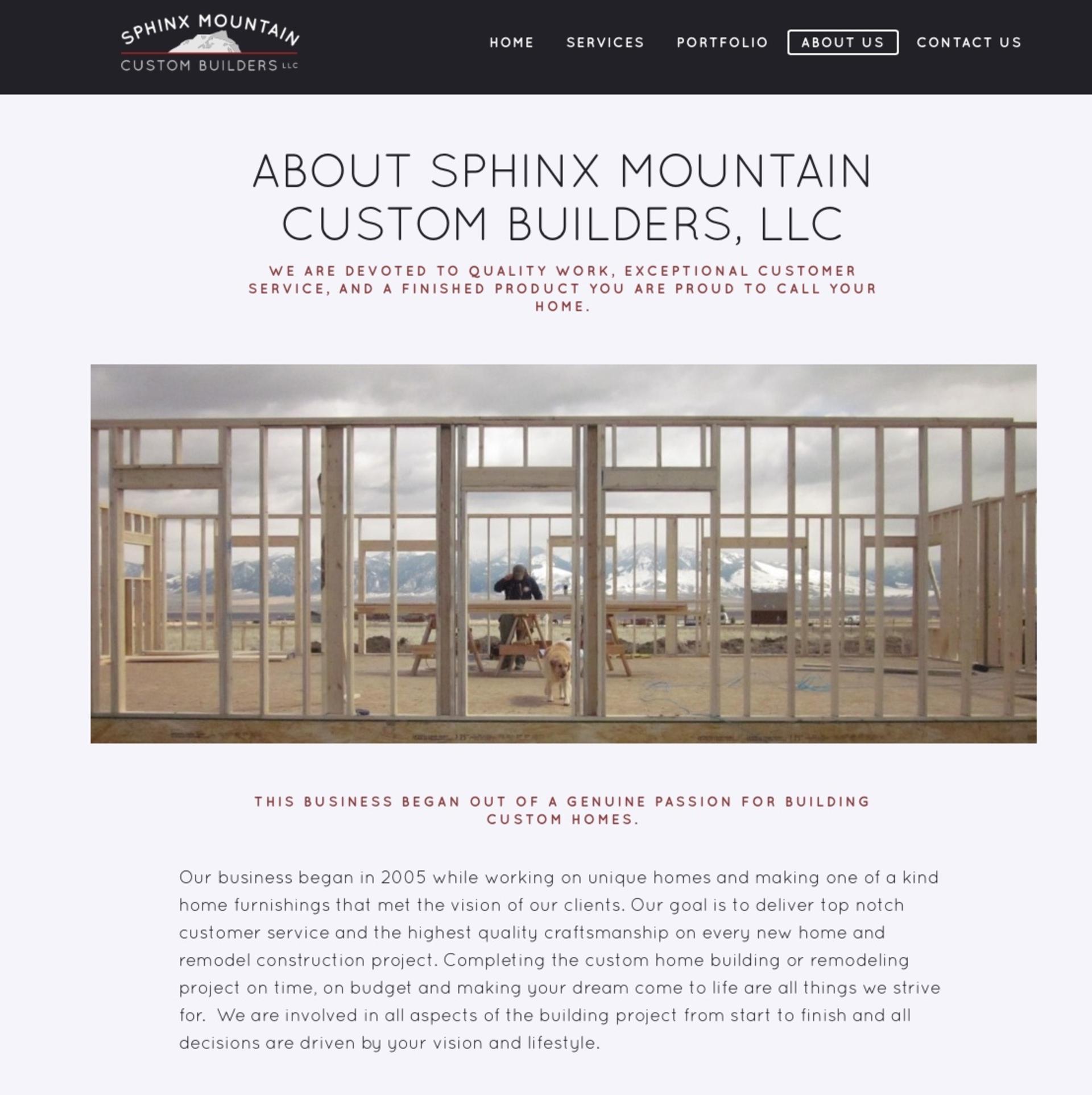 About us page