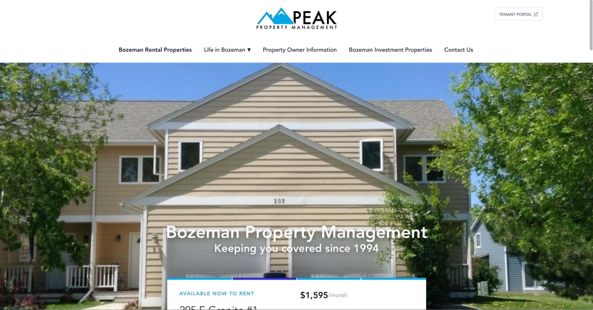 Peak Property screen shot