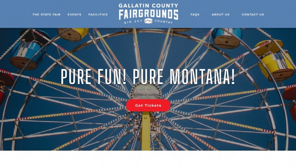 Gallatin County Fairgrounds Portfolio JTech Web Design