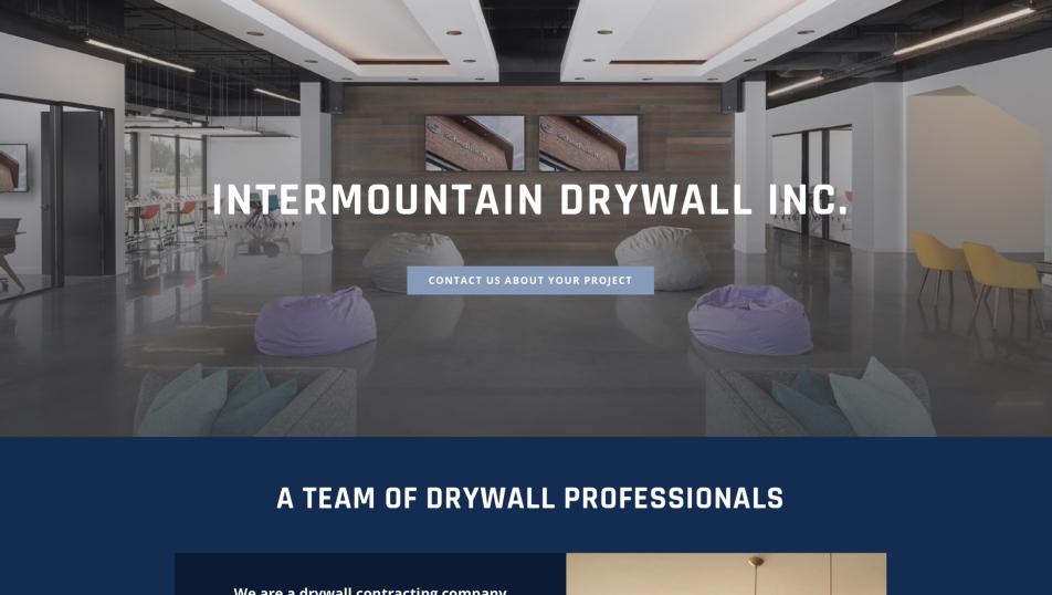 Intermountain Drywall screen shot