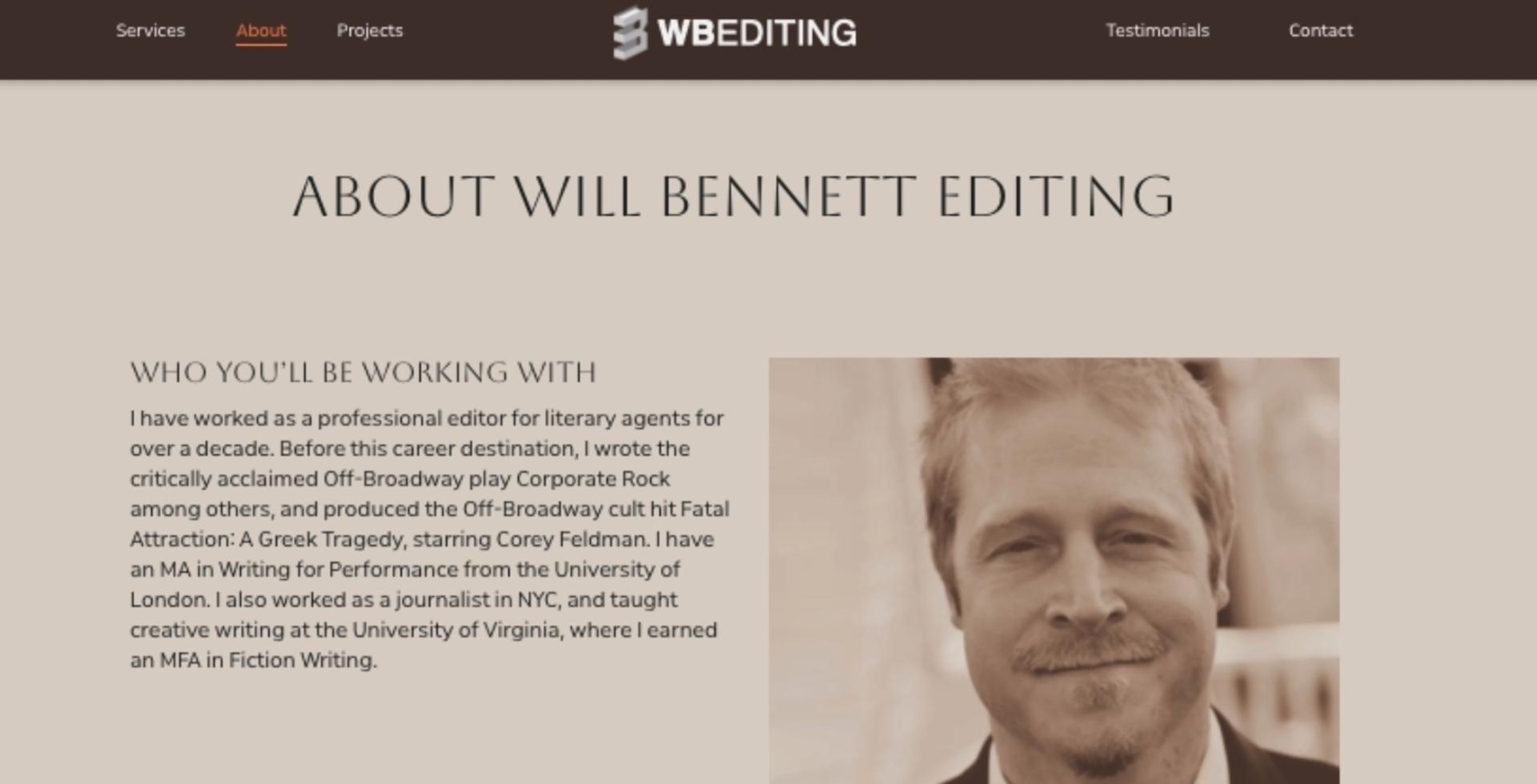 The WBEditing About Us Page