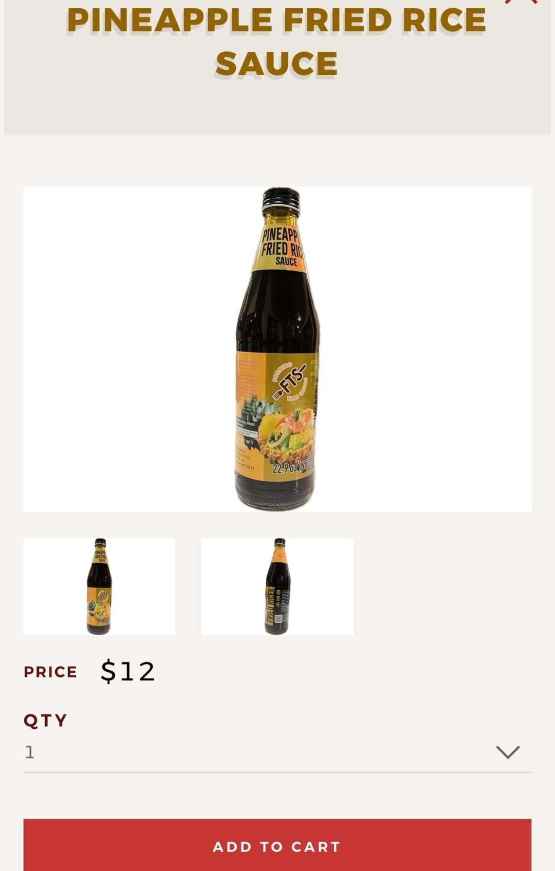 FTS Sauce Product