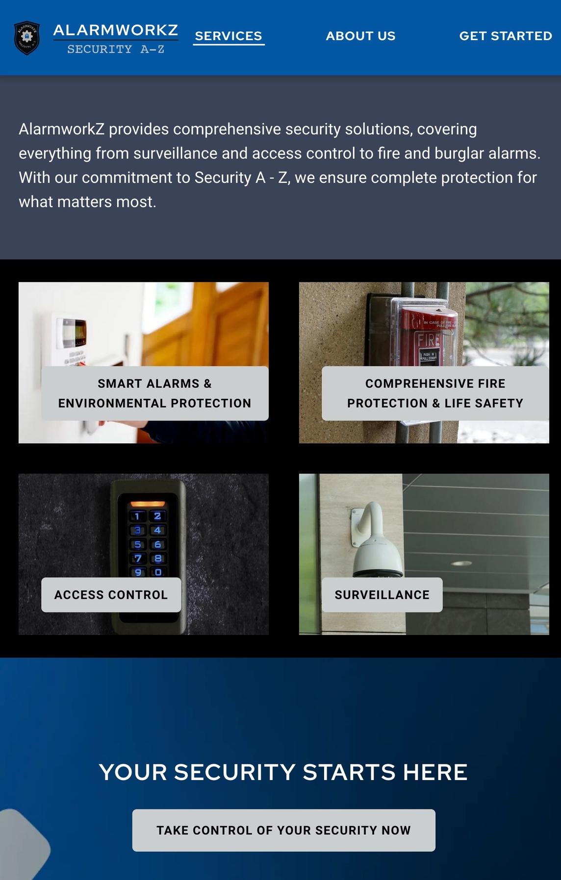 Services Page