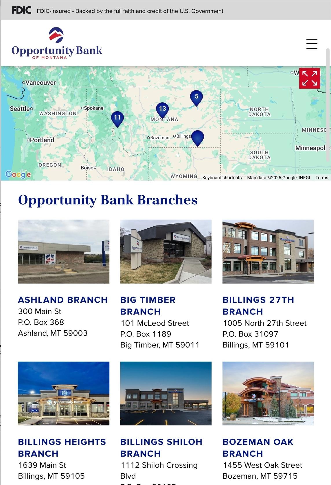 Banking Locations