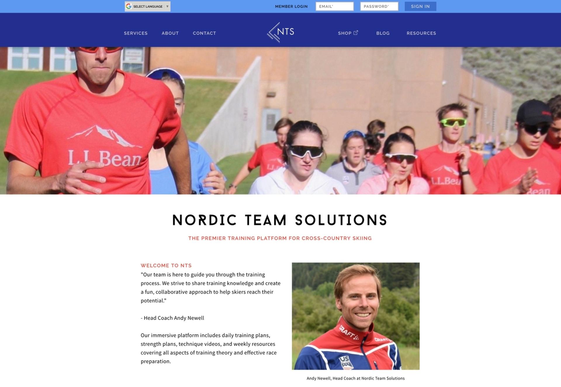 Nordic Team Solutions screen shot