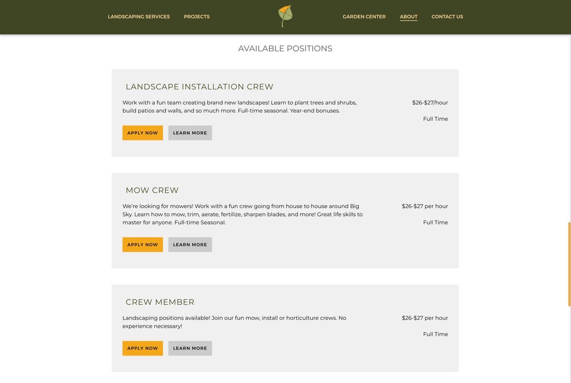 BSL's Hiring Page