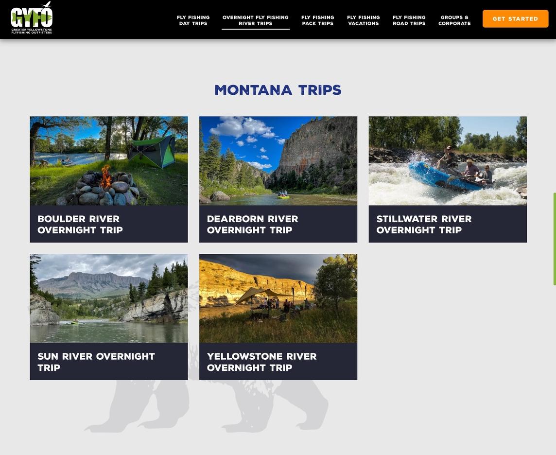 GYFO Montana Trips