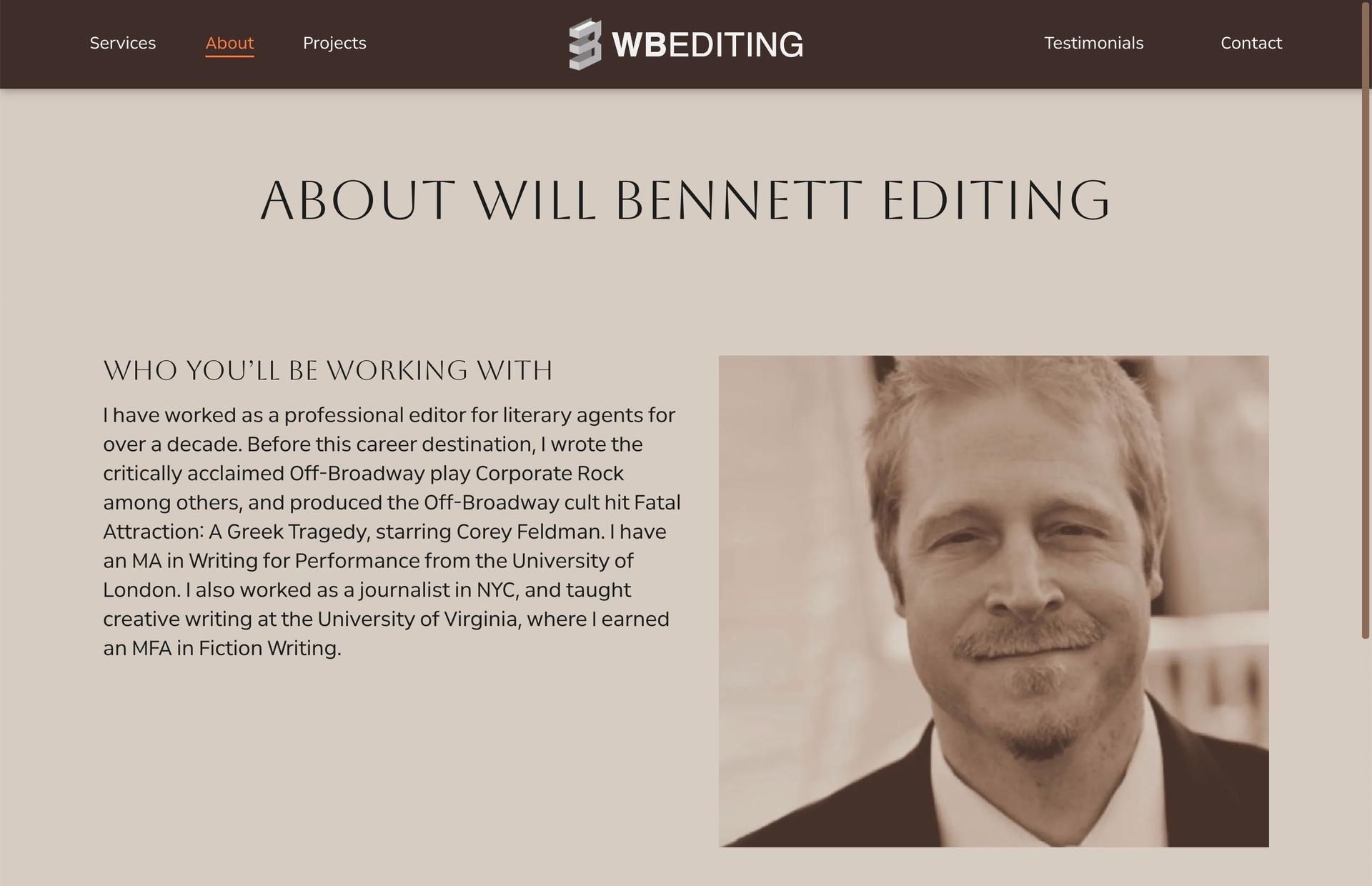 The WBEditing About Us Page