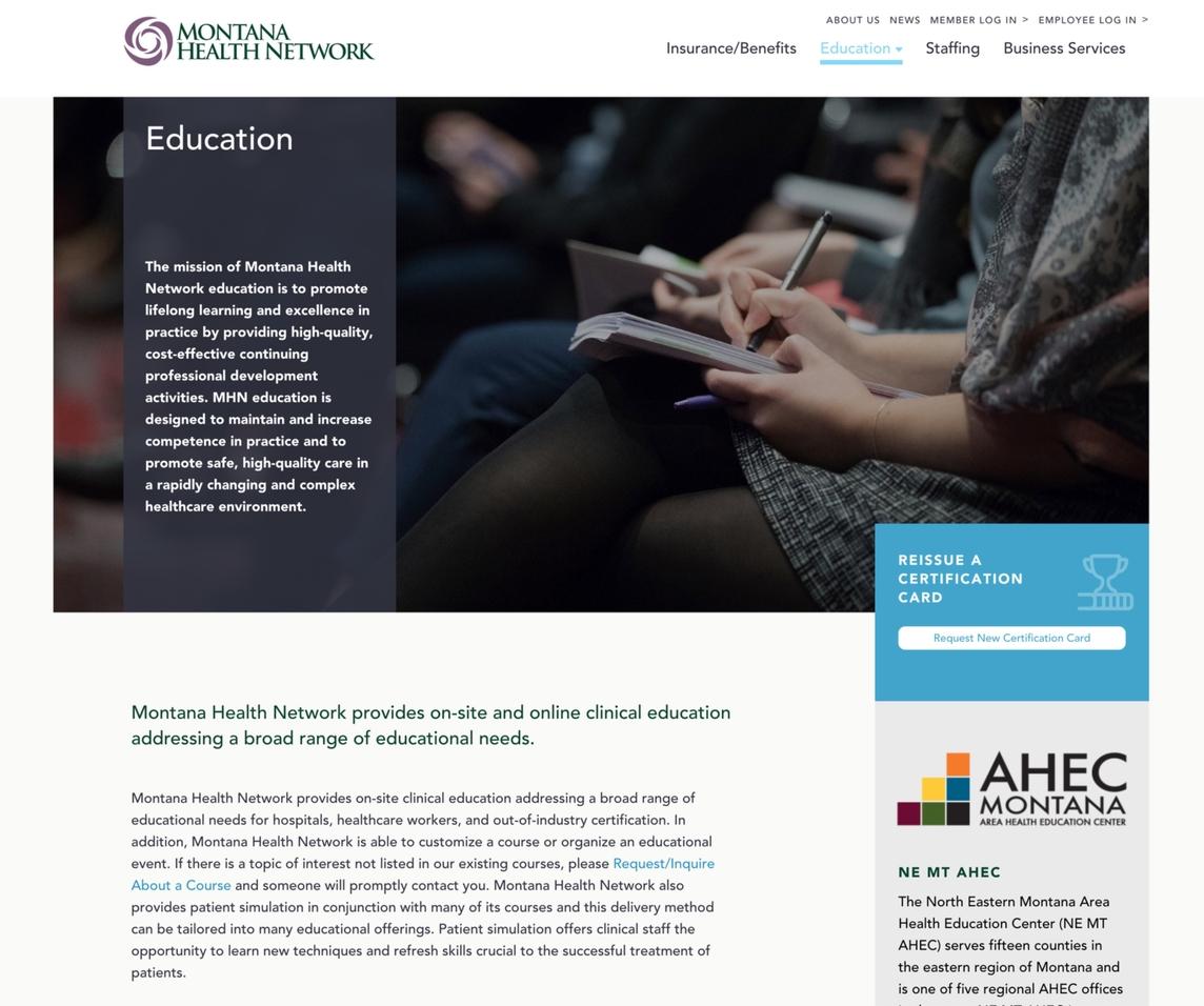 MHN Education Page
