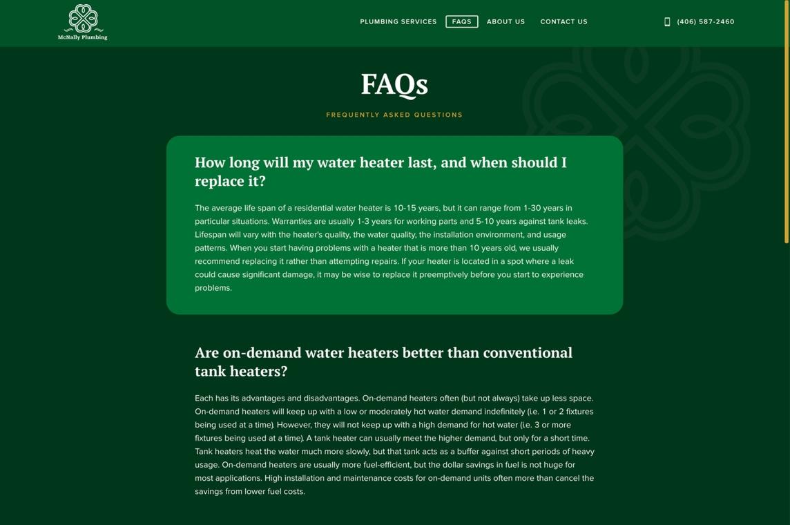 McNally FAQs Page