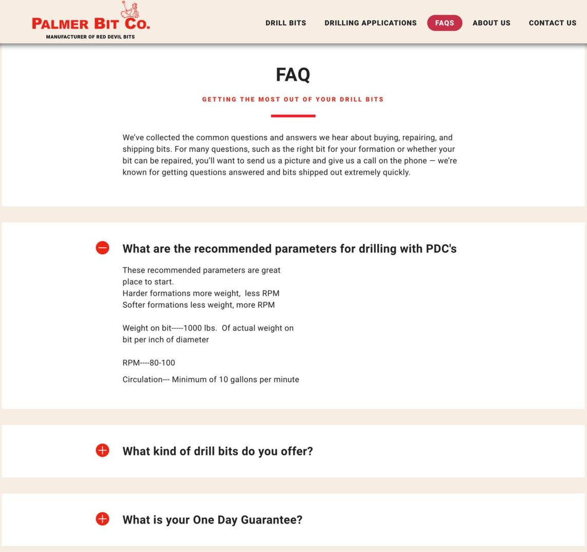 FAQs Page
