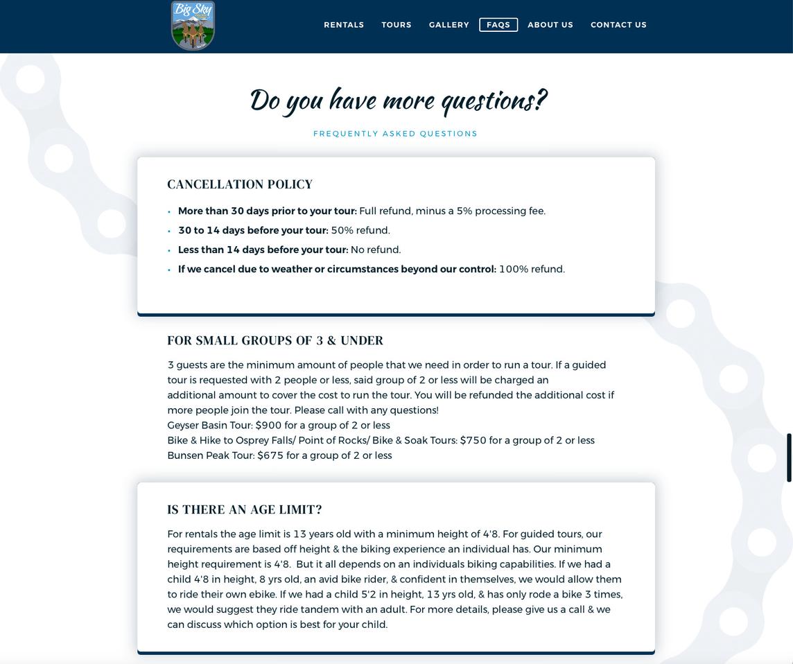 FAQ's