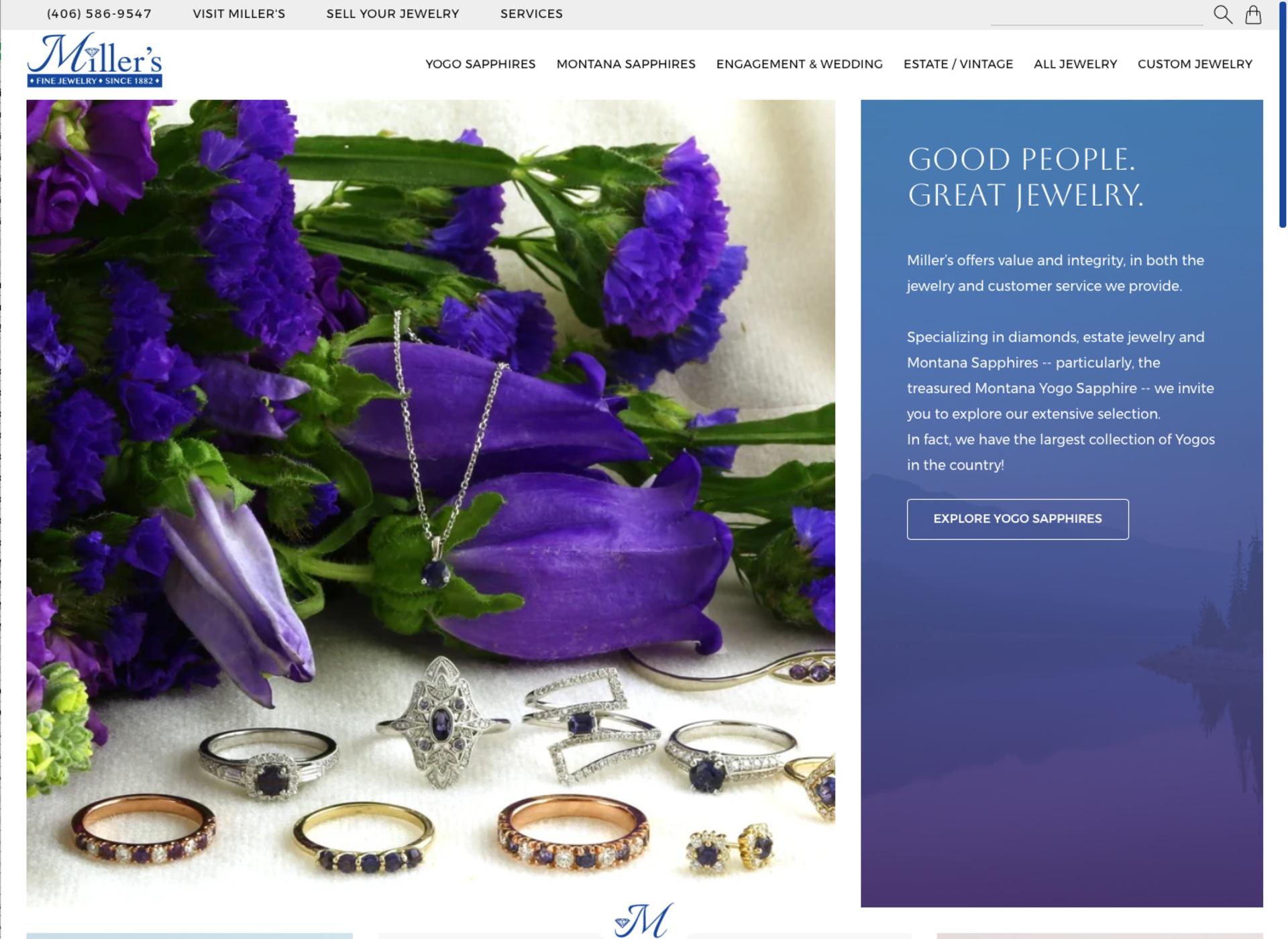 Miller's Jewelry screen shot