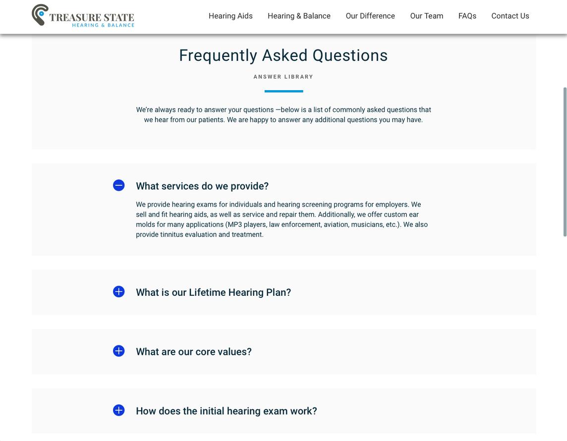 FAQ's