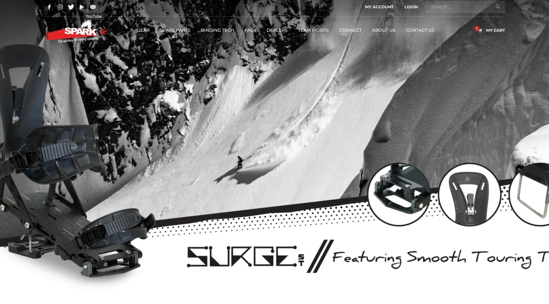 Website Support for Spark R&D screen shot