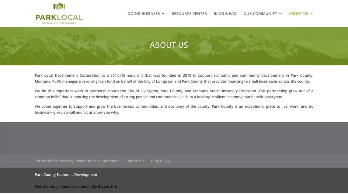 About Us Page