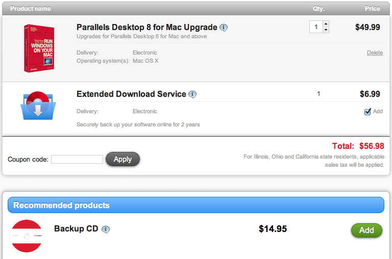 Purchasing Parallels 8 Online